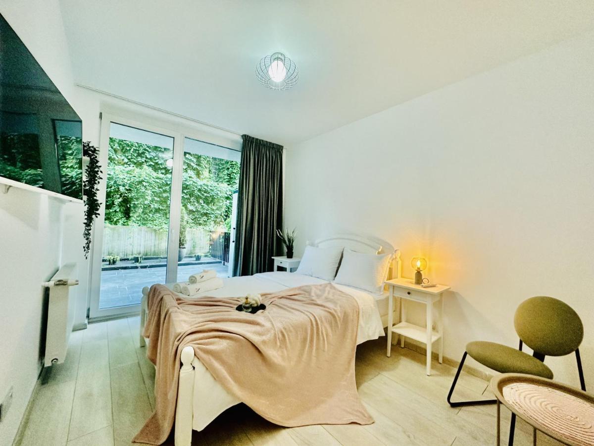 Palfi Apartment With Garden & Parking คลูจ-นาโปกา ภายนอก รูปภาพ