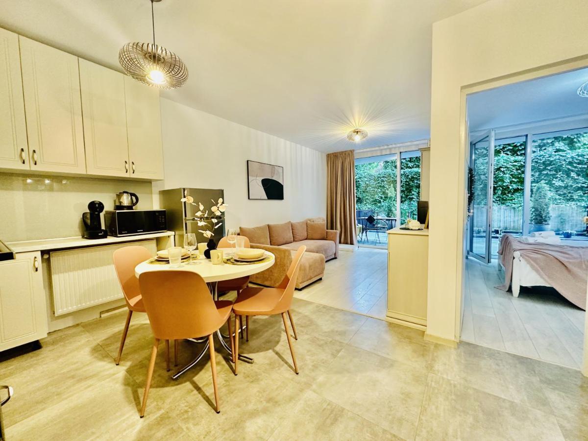 Palfi Apartment With Garden & Parking คลูจ-นาโปกา ภายนอก รูปภาพ